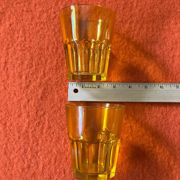 ARC FRANCE Amber Juice/Tumbler Glasses (2) - Picture 8 of 9